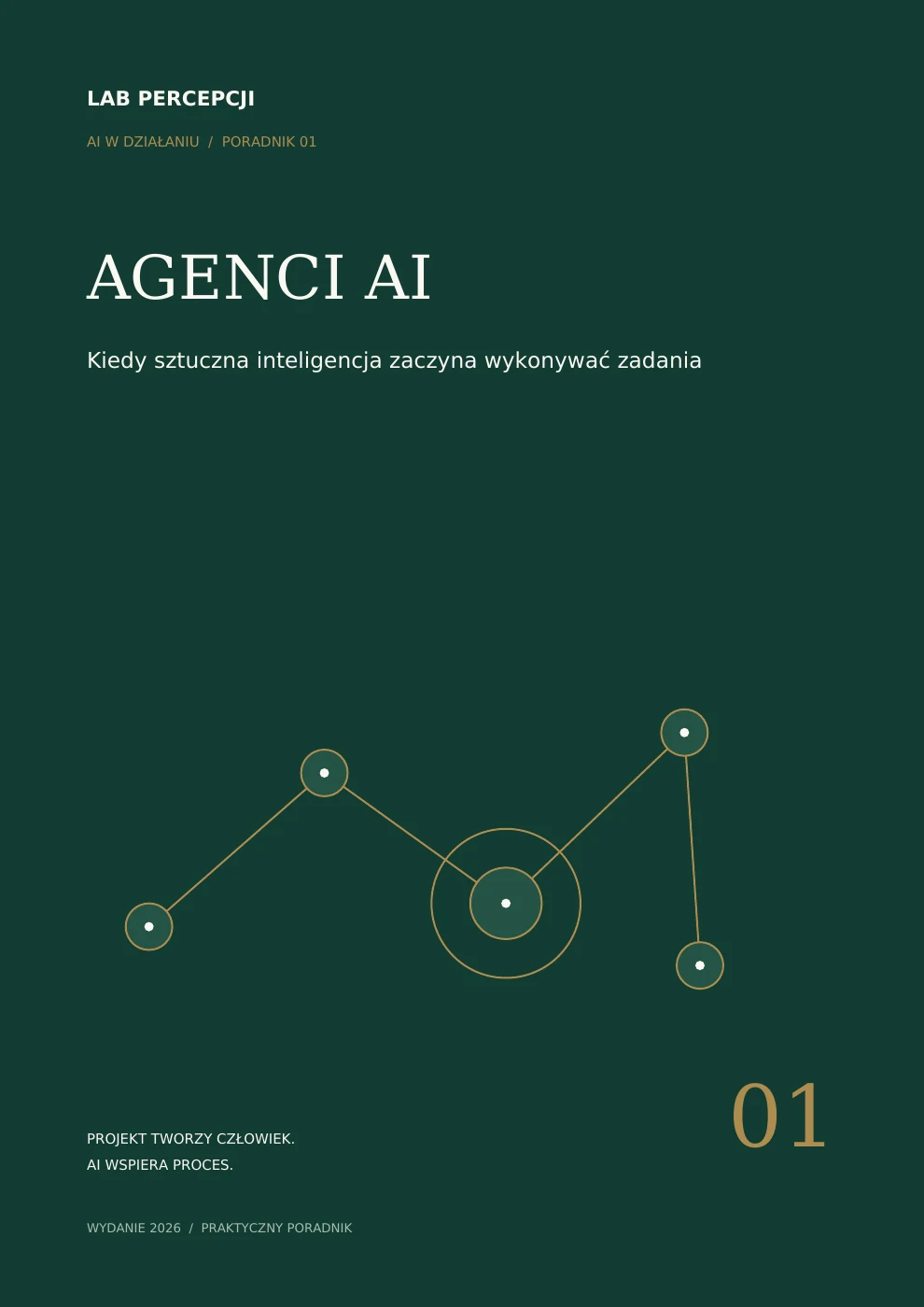 Okładka poradnika: AGENCI AI