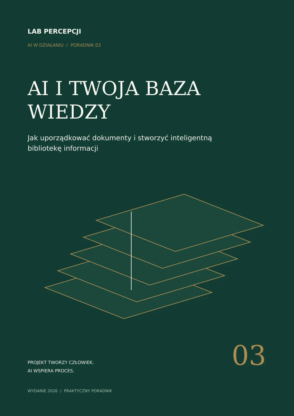 Okładka poradnika: AI I TWOJA BAZA WIEDZY