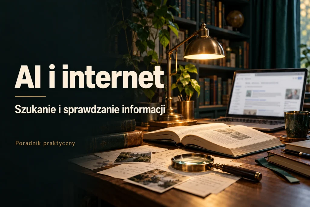Okładka poradnika: Jak AI szuka informacji w internecie