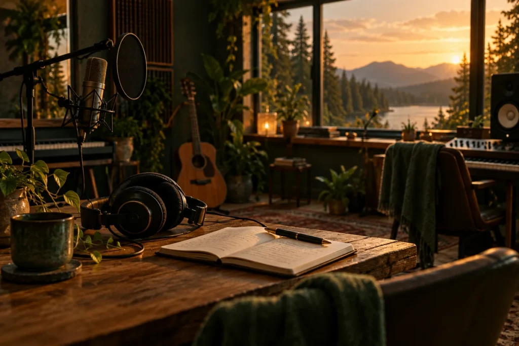 Ilustracja koncepcyjna projektu Vetsuno Music