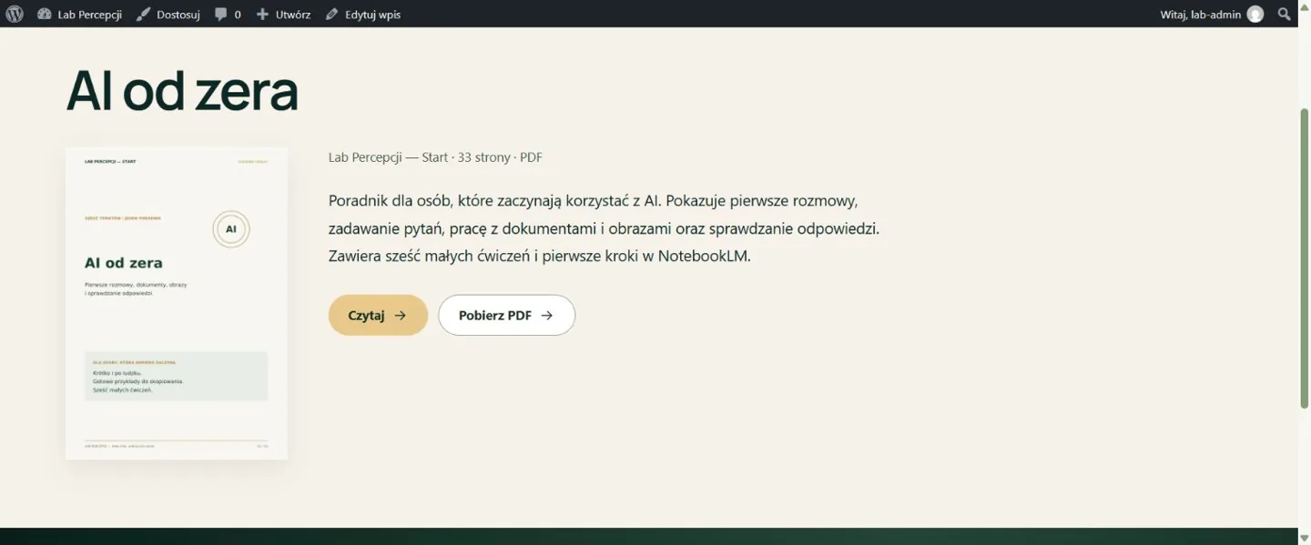 Zrzut projektu — pdf desktop